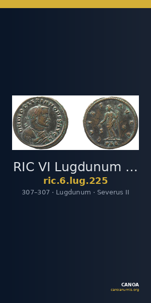 RIC VI Lugdunum 225 — CANOA
