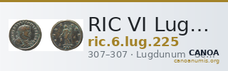 RIC VI Lugdunum 225 — CANOA
