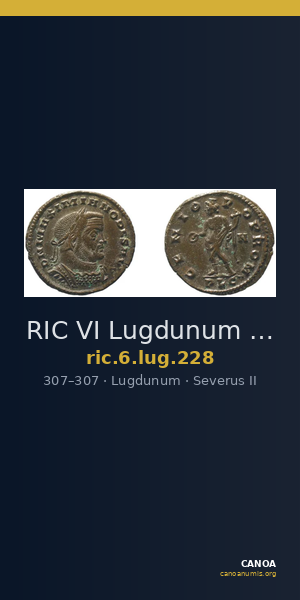 RIC VI Lugdunum 228 — CANOA