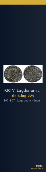 RIC VI Lugdunum 229 — CANOA
