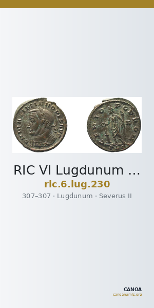 RIC VI Lugdunum 230 — CANOA