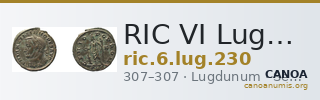 RIC VI Lugdunum 230 — CANOA