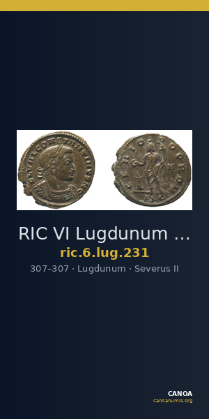 RIC VI Lugdunum 231 — CANOA