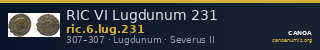 RIC VI Lugdunum 231 — CANOA