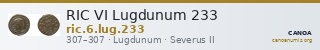RIC VI Lugdunum 233 — CANOA