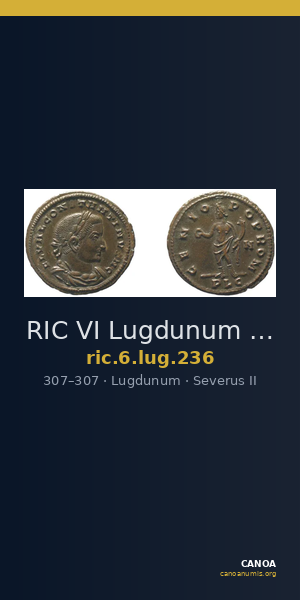 RIC VI Lugdunum 236 — CANOA