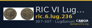 RIC VI Lugdunum 236 — CANOA