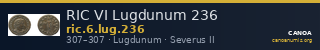 RIC VI Lugdunum 236 — CANOA