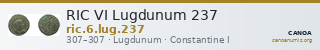 RIC VI Lugdunum 237 — CANOA