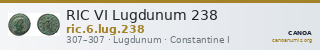 RIC VI Lugdunum 238 — CANOA