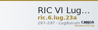 RIC VI Lugdunum 23a — CANOA