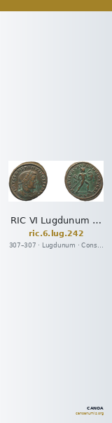 RIC VI Lugdunum 242 — CANOA