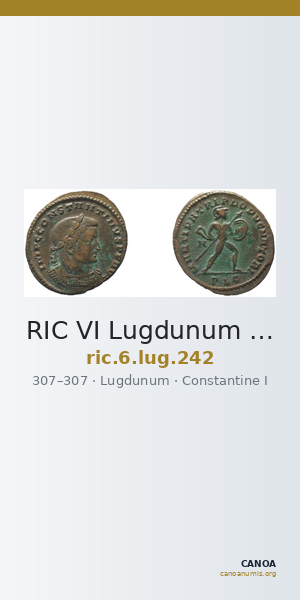 RIC VI Lugdunum 242 — CANOA