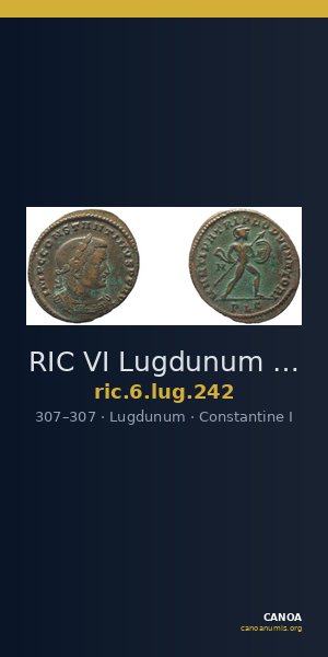 RIC VI Lugdunum 242 — CANOA