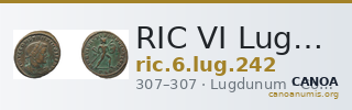 RIC VI Lugdunum 242 — CANOA