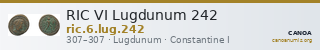 RIC VI Lugdunum 242 — CANOA