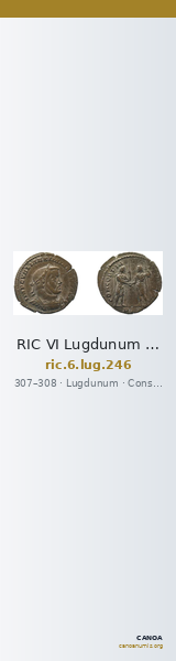 RIC VI Lugdunum 246 — CANOA