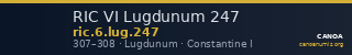 RIC VI Lugdunum 247 — CANOA