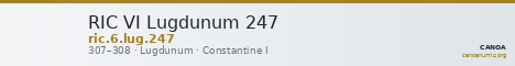 RIC VI Lugdunum 247 — CANOA