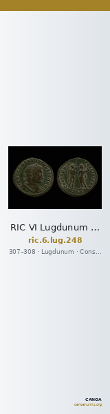 RIC VI Lugdunum 248 — CANOA