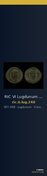 RIC VI Lugdunum 248 — CANOA