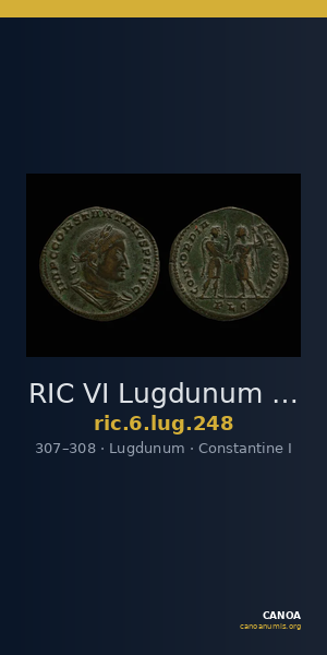 RIC VI Lugdunum 248 — CANOA