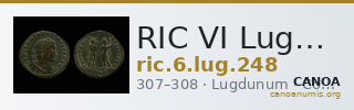 RIC VI Lugdunum 248 — CANOA