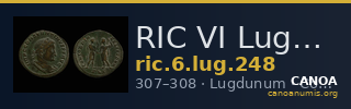 RIC VI Lugdunum 248 — CANOA