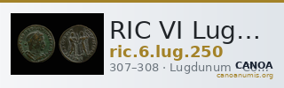 RIC VI Lugdunum 250 — CANOA