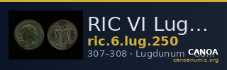 RIC VI Lugdunum 250 — CANOA