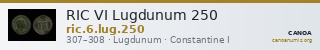 RIC VI Lugdunum 250 — CANOA