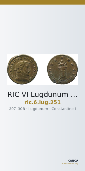 RIC VI Lugdunum 251 — CANOA
