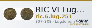 RIC VI Lugdunum 251 — CANOA