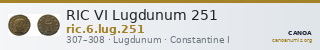 RIC VI Lugdunum 251 — CANOA