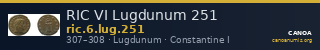 RIC VI Lugdunum 251 — CANOA