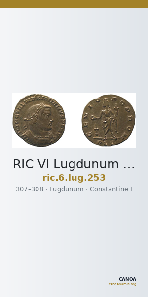 RIC VI Lugdunum 253 — CANOA