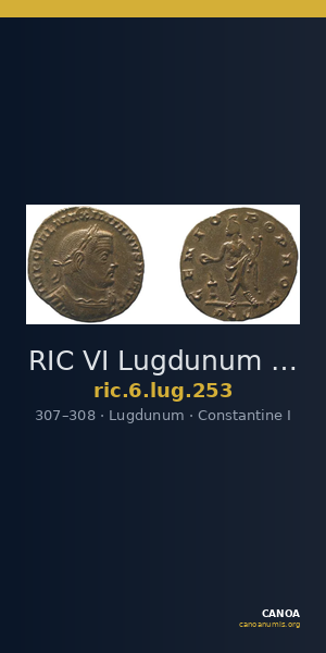 RIC VI Lugdunum 253 — CANOA