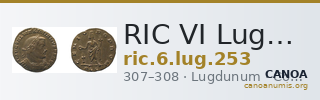 RIC VI Lugdunum 253 — CANOA