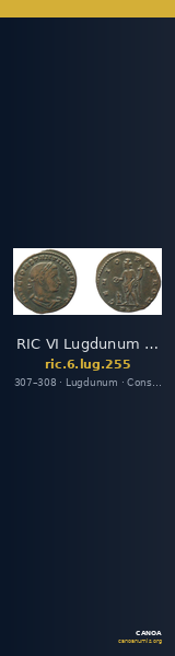RIC VI Lugdunum 255 — CANOA