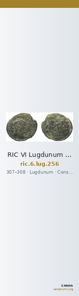 RIC VI Lugdunum 256 — CANOA