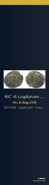 RIC VI Lugdunum 256 — CANOA