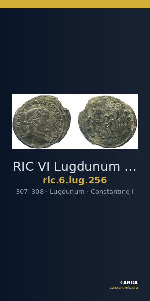RIC VI Lugdunum 256 — CANOA