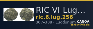 RIC VI Lugdunum 256 — CANOA