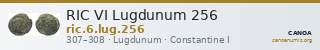 RIC VI Lugdunum 256 — CANOA