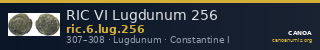 RIC VI Lugdunum 256 — CANOA