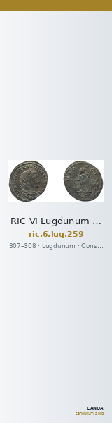 RIC VI Lugdunum 259 — CANOA