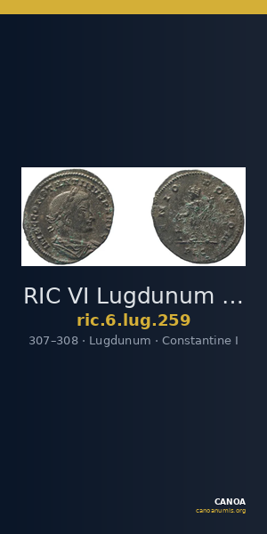 RIC VI Lugdunum 259 — CANOA