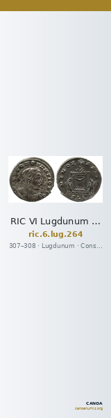 RIC VI Lugdunum 264 — CANOA