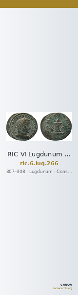 RIC VI Lugdunum 266 — CANOA