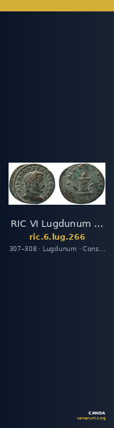 RIC VI Lugdunum 266 — CANOA